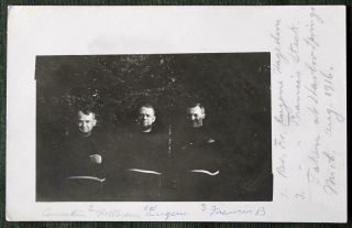 3 Franciscan Priests Holy Childhood Church Harbor Springs,  Mi 1916