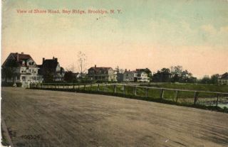 1914 View Of Bay Ridge Brooklyn York City View Of Shore Road Homes Ny