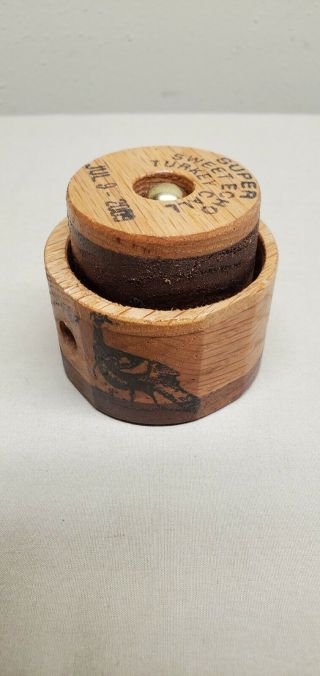Rare Sweet Echo Turkey Call,  Signed Pete Pulley,  2489,  Jan.  9,  2009
