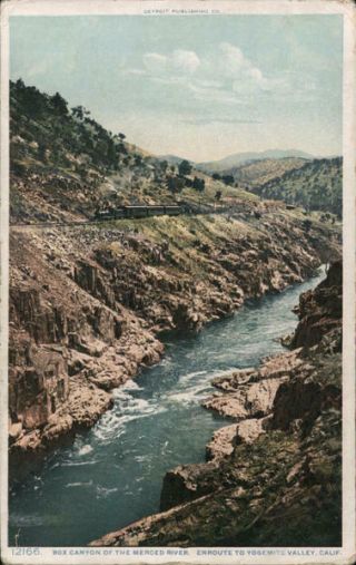 Detroit Pub.  Box Canyon Of The Merged River,  En Route To Yosemite Valley,  Ca