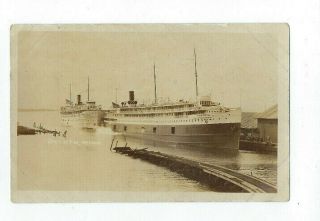 Rppc Great Lakes Transit Corp.  Steamer Tionesta At Duluth Mn (n American Behind)