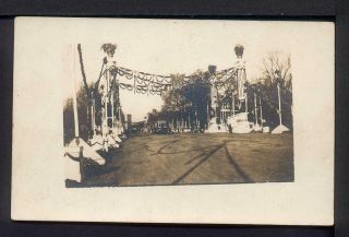 1909 Taft Inauguration Pennsylvania Ave Washingfton Court Of Honor Postcard Rppc