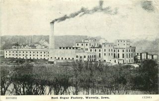 Agriculture Industry Beet Sugar Factory Waverly Iowa B376b2 Postcard 20 - 2843