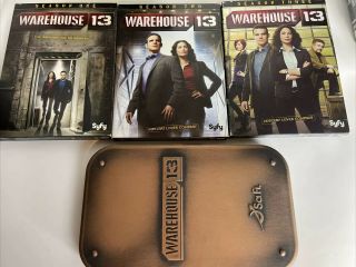 Warehouse 13 Syfy Series Dvd Seasons 1,  2,  & 3,  Pilot Episode Rough Cut (rare)