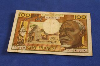 Equatorial African States 100 Francs 1963 P.  3c Rare - - See Many More