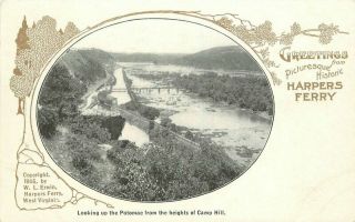 C - 1905 Harpers Ferry West Virginia Frame Like Undivided Postcard 21 - 2546