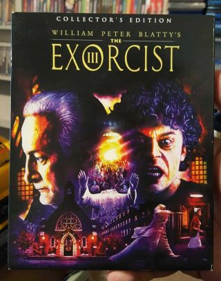 The Exorcist 3 Iii Blu - Ray,  Slipcover Like - Scream Factory Oop Rare 2 - Disc