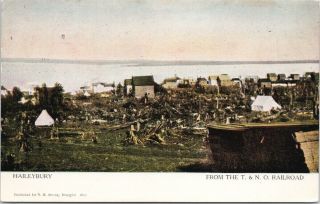 Haileybury Ontario On From T & N.  O.  Railroad Postcard E48