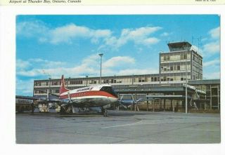 Canada Ontario Ottawa Airport Postcard Air Canada Viscount - 2