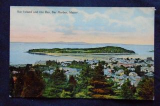 Bar Harbor,  Me,  Bar Island And The Bar,  Circa 1910