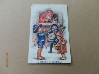 A.  L Bowley Signed Tuck Children Postcard - Posted To Mexico In 1922