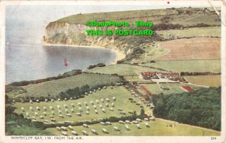 R410158 Whitecliff Bay.  I.  W.  From The Air.  204.  G.  Dean.  The Bay Series.  1958