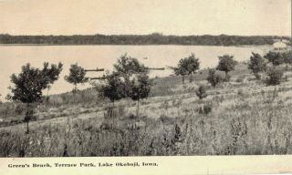 1912 Lake Okoboji Iowa " Green 