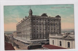 Vintage Postcard Grand Central Hotel Adelaide South Australia 1900s