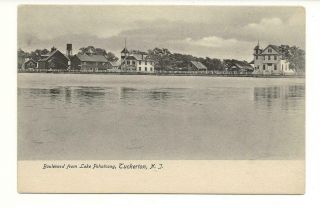 Tuckerton Postcard Boulevard From Lake Pohatcong Made In Germany