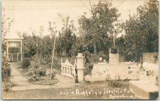 Sylvan Grove,  Kansas Rppc Real Photo Postcard " View In Rafferty 