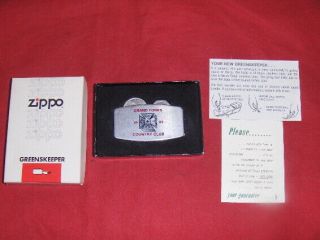 1983 Zippo Greens Keeper Golf Tool & Markers Grand Forks Nd Country Club