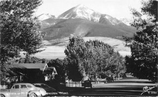 Autos Vista Mt Baldy Livingston Montana 1940s Sanborn Rppc Postcard 10618