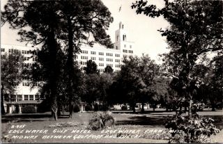 Two Real Photo Postcards Edgewater Gulf Hotel And Park In Mississippi 137870