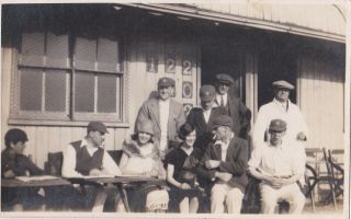 Frinton Cricket Club Rp Postcard 1929.  Essex