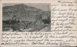 Pmc Nona Lake.  8 Miles From Truckee,  Cal. ,  Ca Nevada County California Postcard