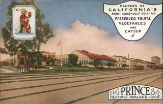 Oakland Fruitvale,  Ca H.  G.  Prince & Company Rare View Alameda County Advertising