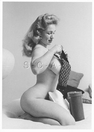 Nude European Postcard - Endowed Virginia Bell - Gigantic - Blond - Actress 1