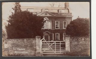Postcard Brislington Bristol Avon Somerset View Of The Vicarage Posted 1909 Rp