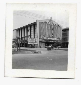 Odeon Cinema Theatre Bldg Movies Poster Shows Singapore Malaya 1950 