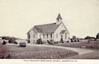 A View Of The Faith Orthodox Presbyterian Church,  Quarryville,  Pennsylvania Pa