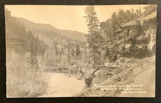 Antique 1910’s San Miguel Canyon,  Placerville & Norwood,  Co View Rppc Postcard