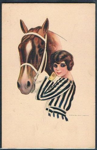 G134 Art Deco A/s Nanni High Fashion Lady Woman Horse