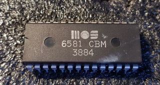 Mos 6581 Cbm Sid Chip,  For Commodore 64/128,  Part,  Exrare