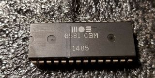 Mos 6581 Cbm Sid Chip,  For Commodore 64/128,  And,  Extremely Rare