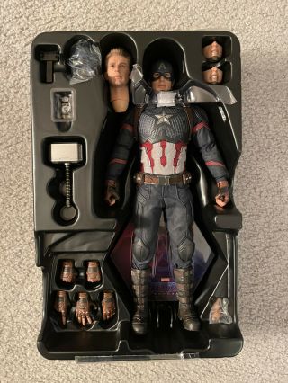 Hot Toys Captain America Avengers Endgame 1:6 Scale Figure Chris Evans MMS536 3