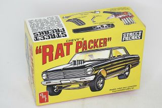 Amt Chevy Ii " Rat Packer " 1/25 Vintage Model Kit Open Box 2
