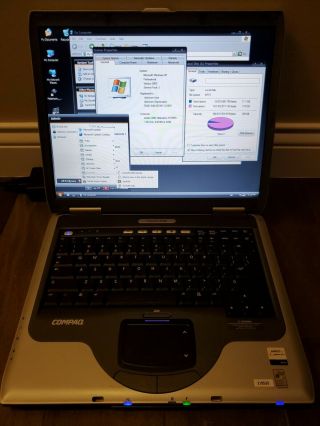 Compaq Presario 2100 Laptop - Xp Pro - Dosbox Gaming Notebook Amd Athlon