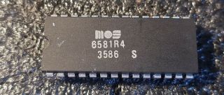 Mos 6581r4 Sid Chip,  For Commodore 64/128,  Part,  Extremely Rare