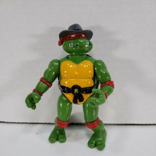 Undercover Raphael Figure Teenage Mutant Ninja Turtles1992 No Cloth Coat Or Acc.