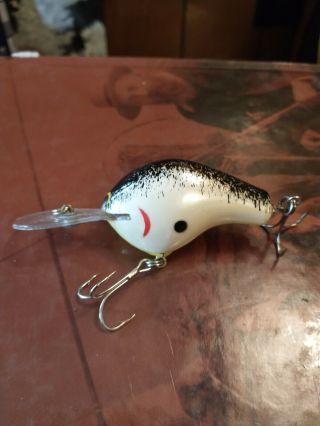 Vintage Bagley Diving B 2 Lure Unmarked Lip All Brass In Awesome Color O4s?