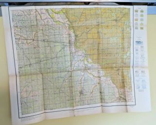 Antique Map 1915 Grant County Indiana Jonesboro Gas City Marion Bucktown 13036