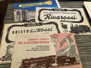 Aristo - Craft Riva Rossi Ho Locomotive Train Catalogues 1950s - 1960s