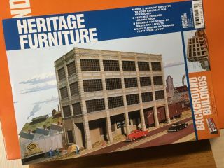 Walthers Cornerstone Heritage Furniture Building Flat 933 - 3164 Ho Plastic Kit