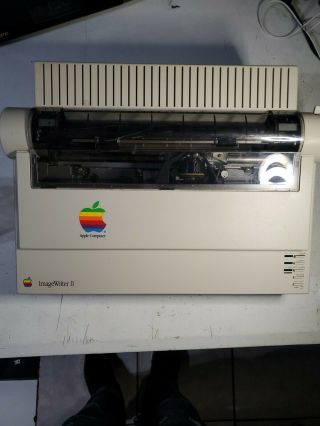 Apple Imagewriter Ii Printer Model A9m0320 Vintage W/ Power Cable