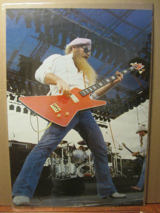 Vintage Rock And Roll Zz Top 1984 Poster 1070