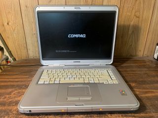 Vintage Compaq Presario R3000 15 " Gaming Laptop Amd Athlon 1.  8ghz 512mb Dvd