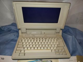 Tandy 1400 HD Model 25 - 3505 Portable Personal Computer Vintage with dos & more 2