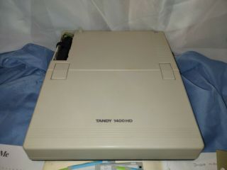 Tandy 1400 HD Model 25 - 3505 Portable Personal Computer Vintage with dos & more 3