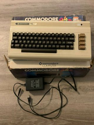 Commodore Vic - 20 Personal Computer With Ps And Box, .