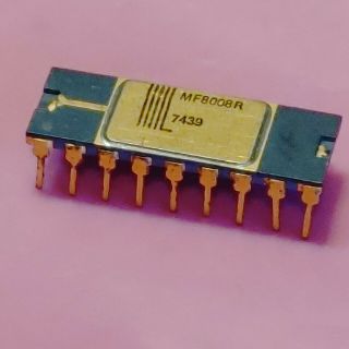 Mil 8008 Microprocessor - 8 - Bit Microprocessor Mf8008r,  Computer Chip Rare Chip